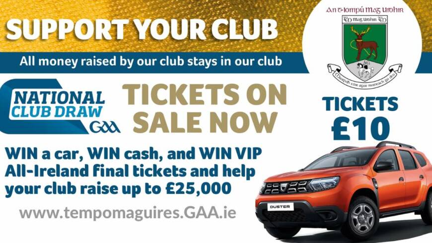 It’s the last week in which you can buy tickets for our club draw. Win a new car for just £10. Tickets on sale at https://ift.tt/OAYQdto
